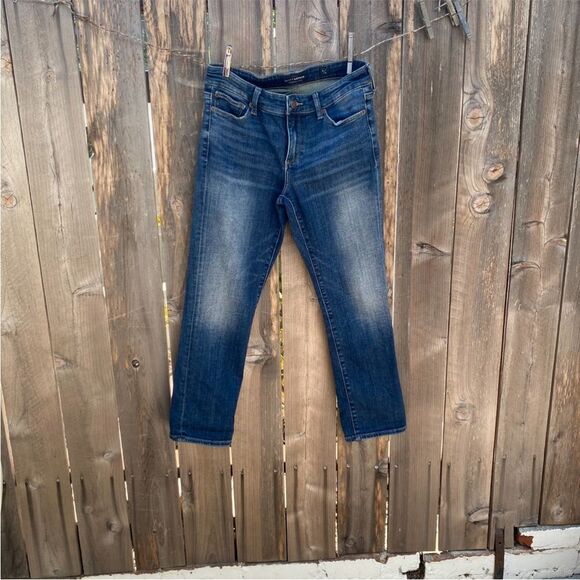 Lucky Brand Dark Blue sweet crop Ankle Jeans size 6 - Picture 8 of 13